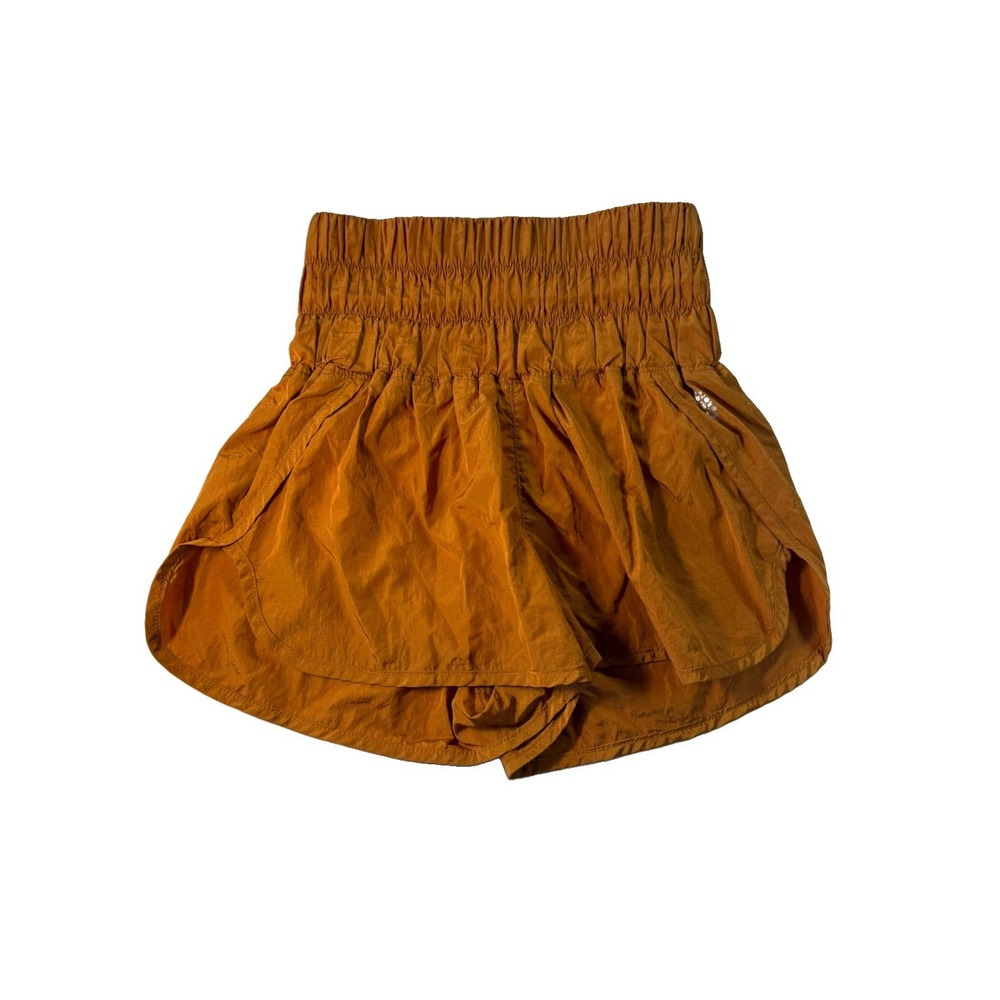 FP Movement The Way Home Shorts Women's XS Burnt Orange High Rise Running